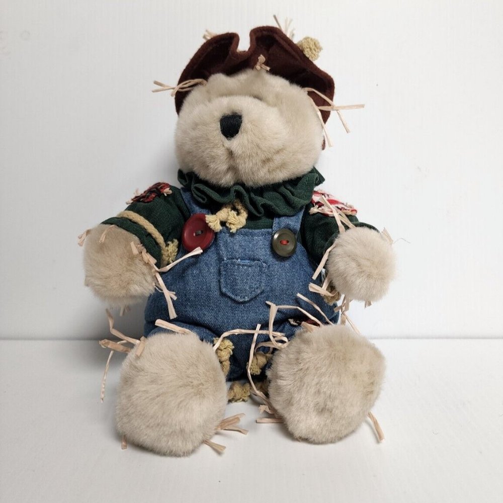 Starbucks Bearista Scarecrow Bear Plush Stuffed Kids Toy